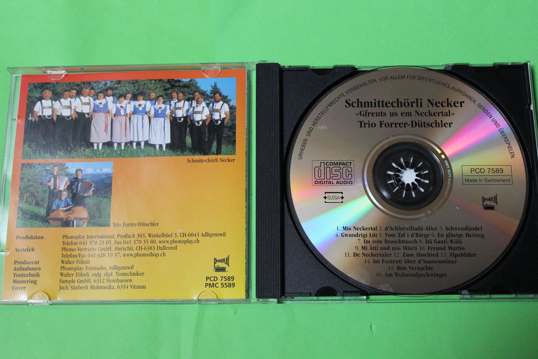 CDs: Schmittechörli Necker - Gfreuts us em Neckertal CD – Gebraucht aus Tübach von JamesStone 3