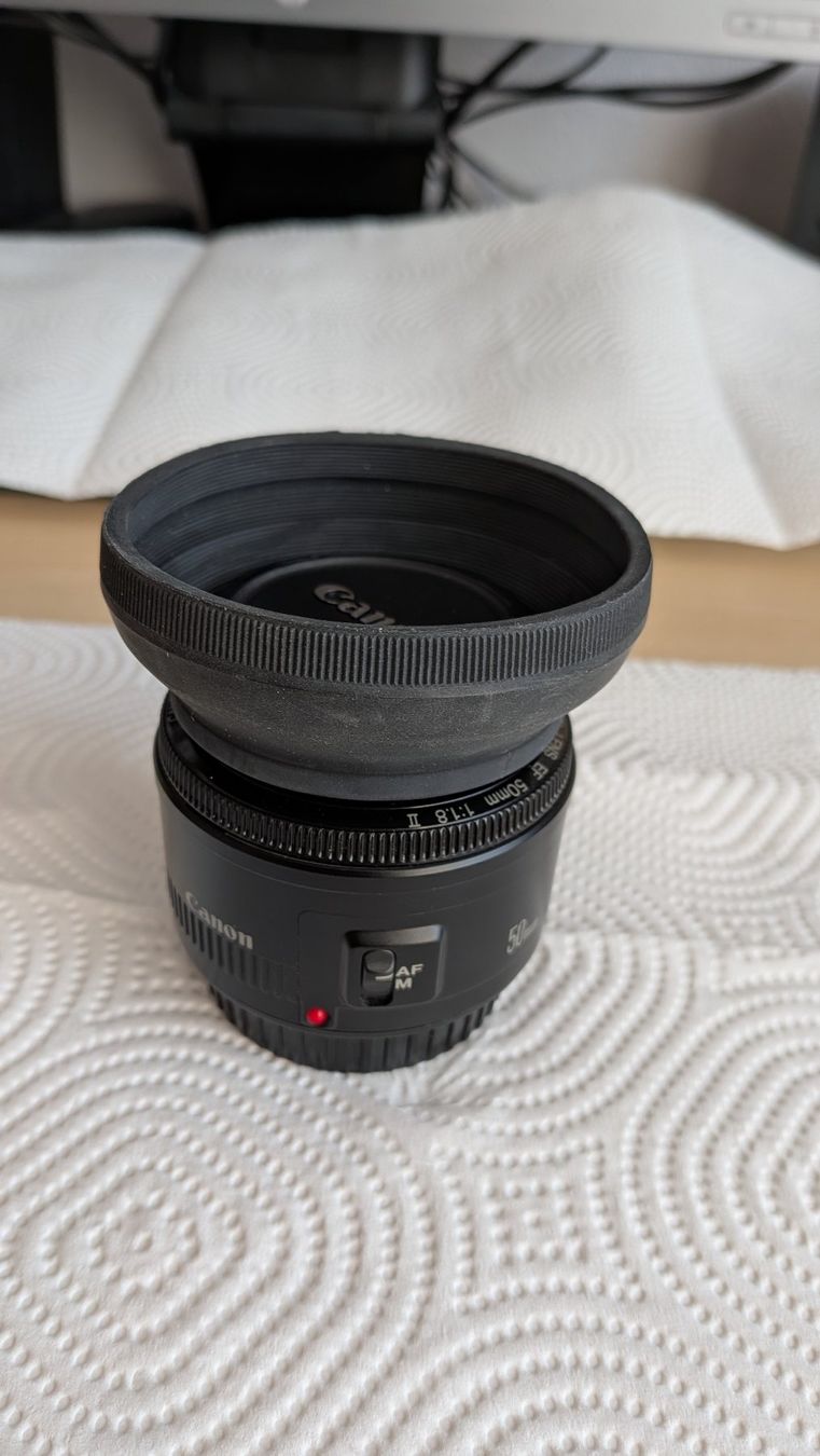 Canon Obiettivi: Objektiv Canon EF-50 1.8 II – Usato da Münsingen venduto da Rufer34 1