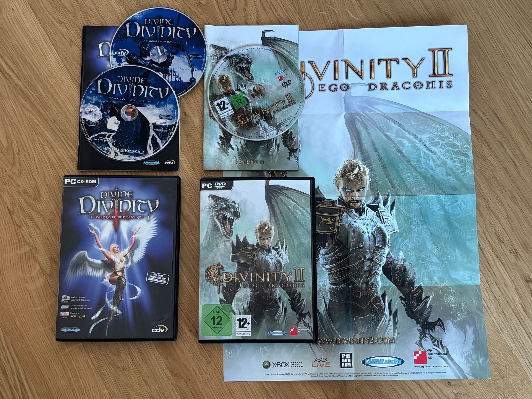 Spiele: Divine Divinity + Divinity II (PC) – Gebraucht aus Kloten von VideospieleUndMehr