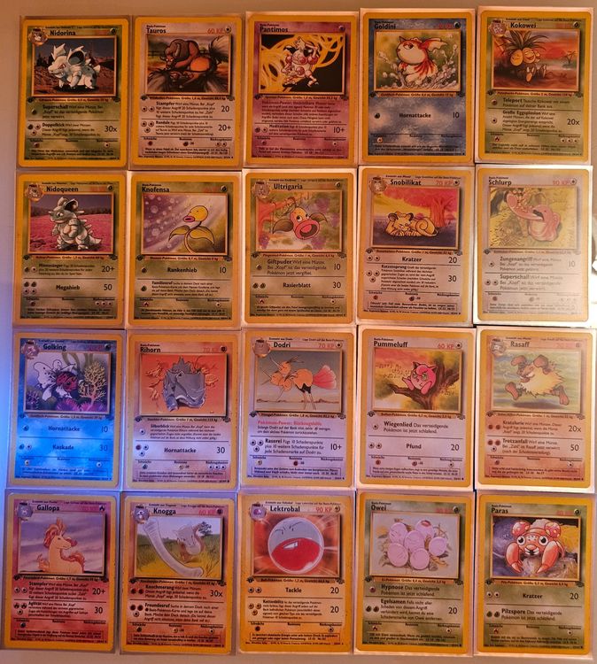 Pokemon Karten Dschungel 1.Edition Kaufen auf Ricardo