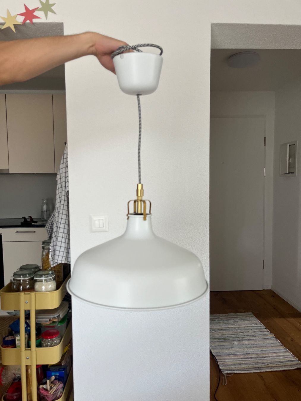 Ikea Lampadari & plafoniere: Deckenlampe Hängelampe Weiss Ikea RANARP – Nuovo (secondo la descrizione) da Kreuzlingen venduto da jan_c5d9