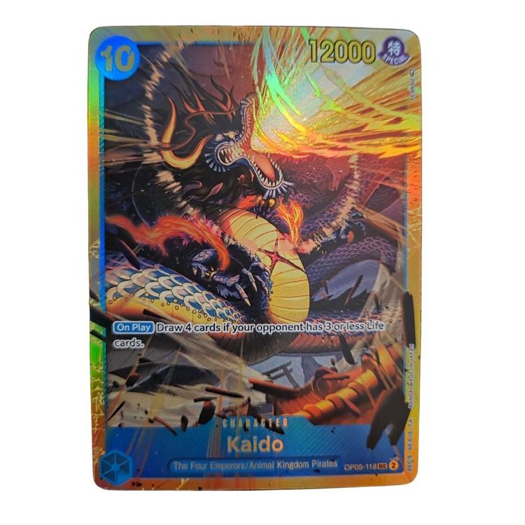 secret rare kaido card One Piece - Premium Booster - Kaido (Secret Rare)