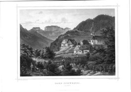 Schwendi Appenzell Stahlstich von Rohbock