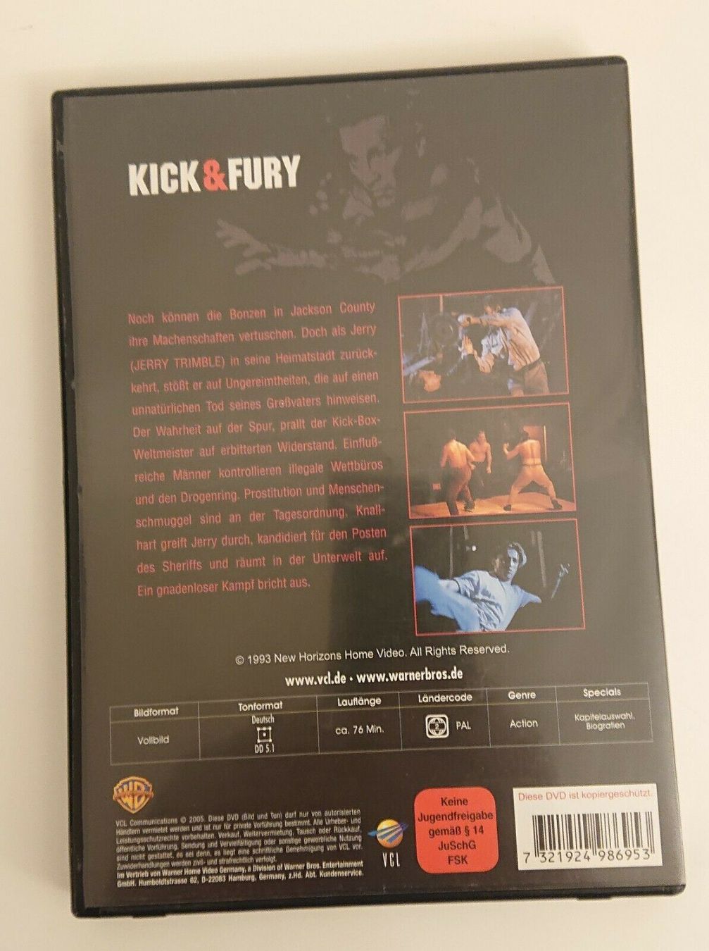 Alle DVDs: Kick & Fury                                        © '1993 – Gebraucht aus St. Gallen von elkapone 1