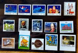 LATVIJA LETTLAND LETTONIE timbres ** 1993-95