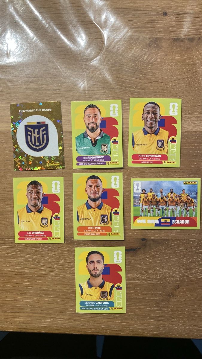 Panini Carte collezionabili: Panini Stickers - ECU - 7 Stickers  – Nuovo (secondo la descrizione) da Adliswil venduto da didoli