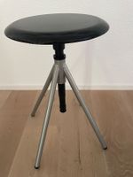 Dreh Stuhl Dreh Hocker (Höhenverstellbar) schwarz