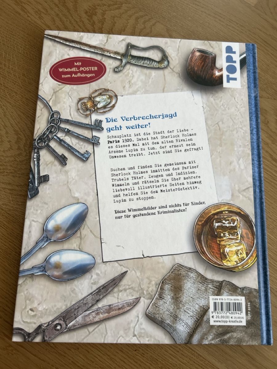 Libri: MICRO CRIMES Das Krimi Suchbuch Sherlock Holmes  – Nuovo (secondo la descrizione) da Gibswil venduto da nat_2nfv 1