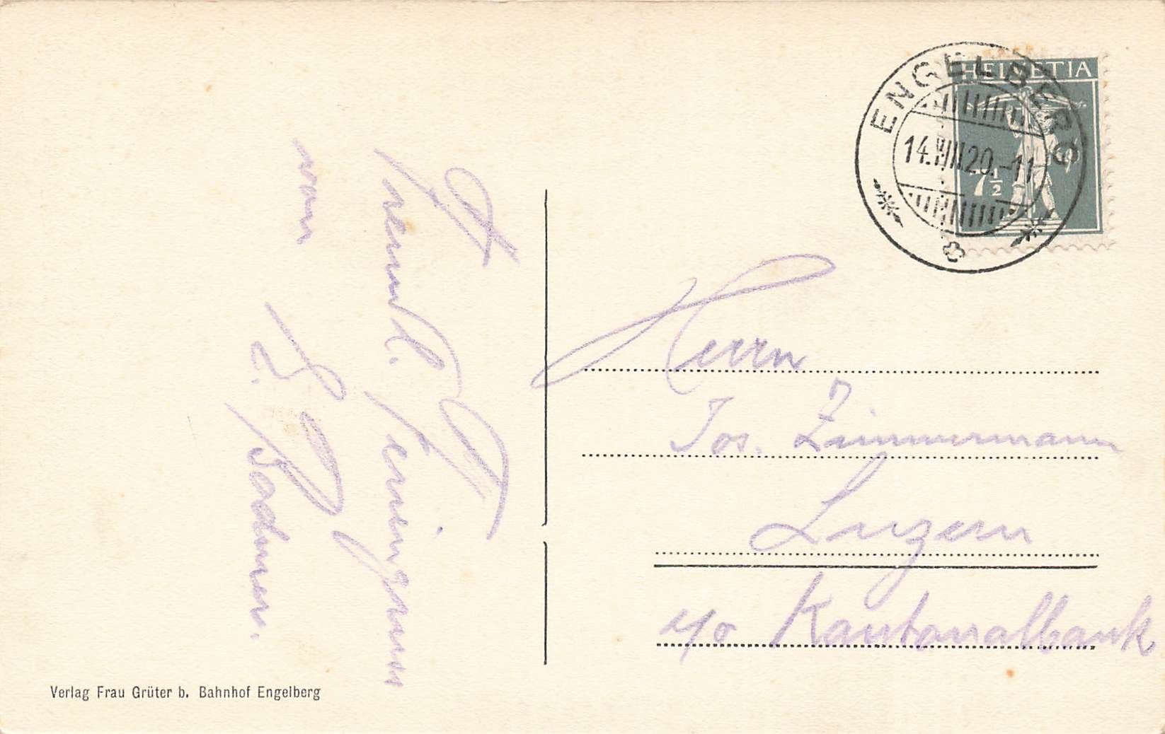 Cartoline postali: Auf der arnialp – Usato da Biasca venduto da Blenio71 1