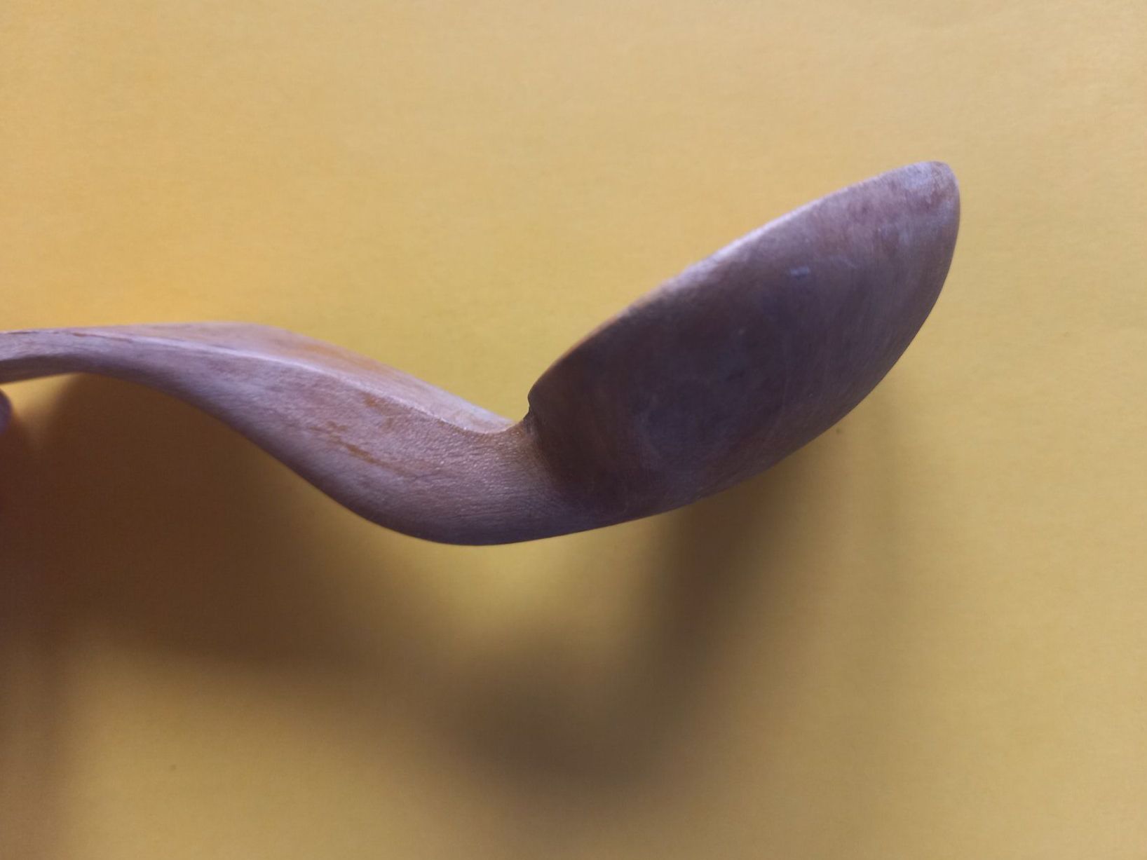 Cucchiai: Cuillère à crème en bois sculpté - Grue – Usato da Rossens FR venduto da Souris1 6
