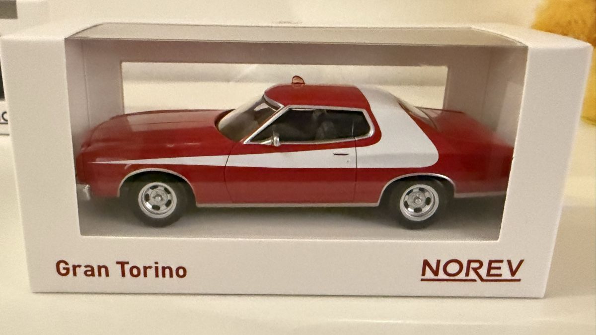 Norev Modellini d'auto: Srasky & Hutch Gran Torino 1:43 – Nuovo e nell'imballaggio originale da Basel venduto da Zomeg