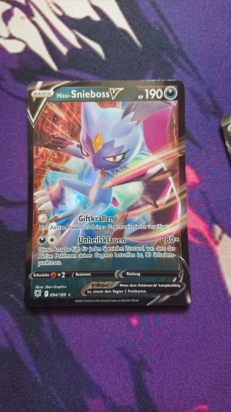Pokémon Cartes à collectionner:  Hisui-Snieboss V & Mimigma V DE – Neuf (Voir description) à Chur par FreakofRarity 1