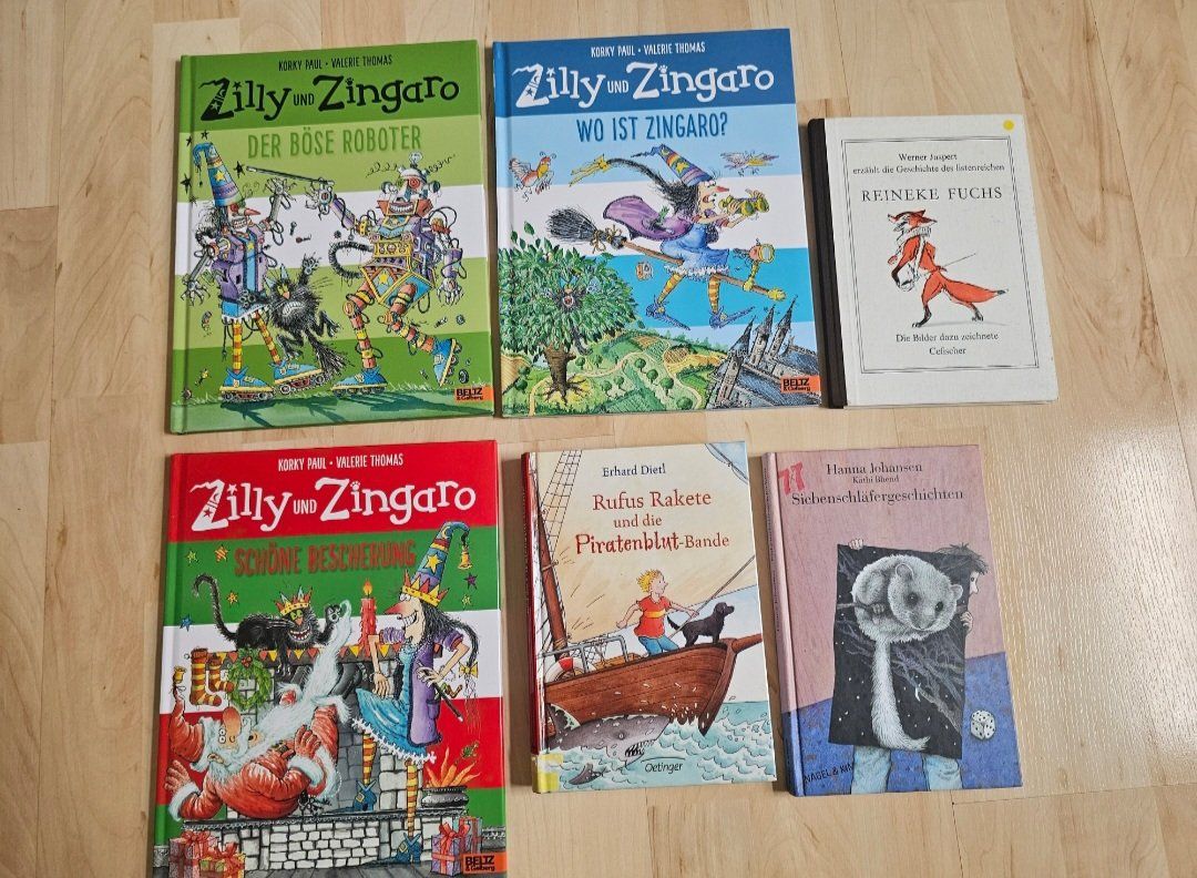 Bücher: 6 Kinderbücher: 3 Zilly & Zingaro und 3 weitere – Gebraucht aus Balterswil von Dikdik1992