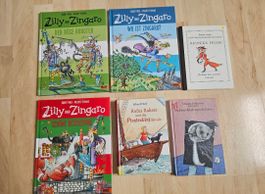 6 Kinderbücher: 3 Zilly & Zingaro und 3 weitere