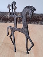 Etruskisches Pferd von Frederick Weinberg Bronze Mann Frau