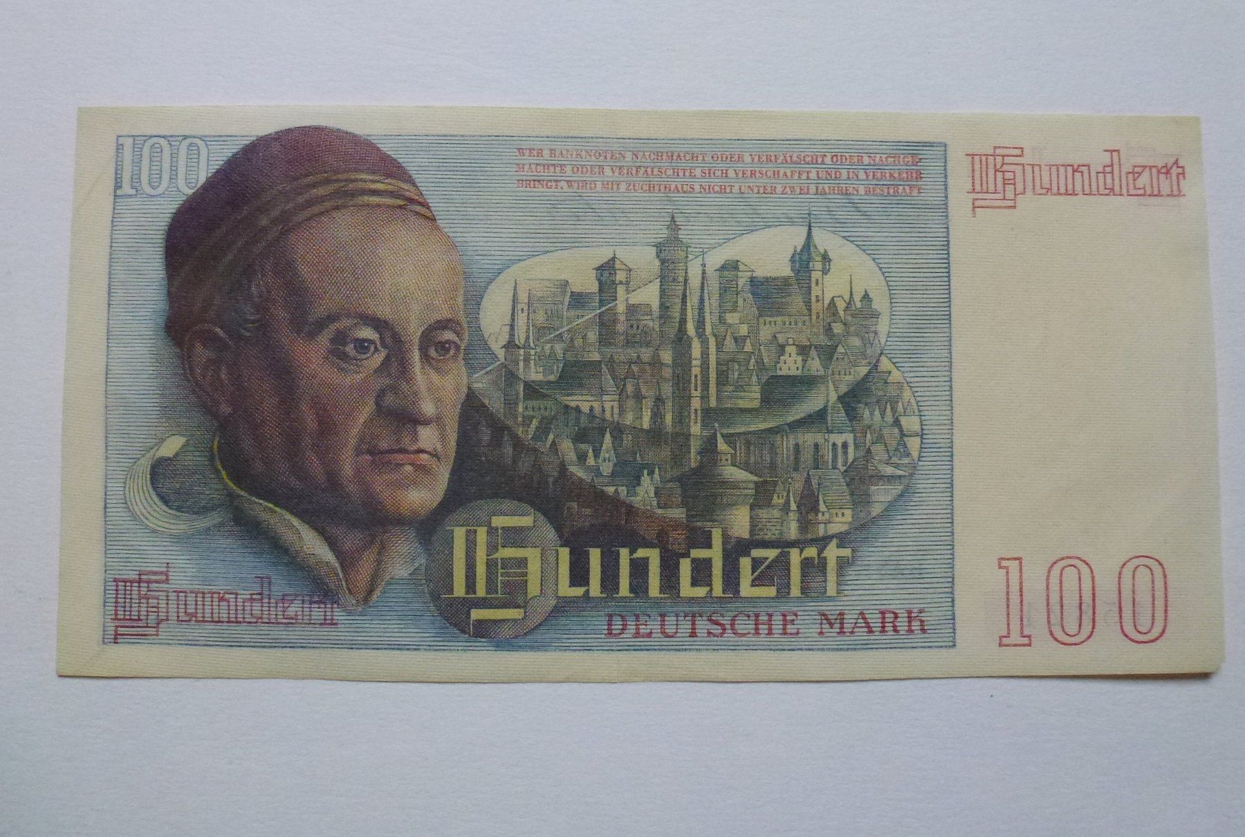 Banconote: Bank Deutscher Länder ++ 100 Deutsche Mark 1948 – Usato da Walkringen venduto da Casablanca777 2