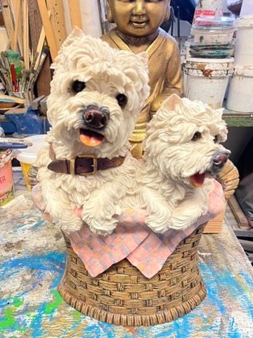 Statuette: Westhyland-Terrier – Usato da Forch venduto da ESELSTEIN 1
