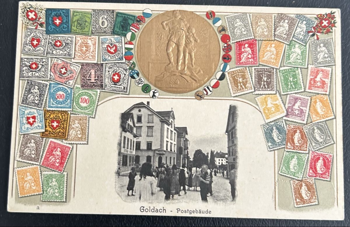 Cartoline postali: Prägekarte Goldach  – Usato da Horw venduto da Tellbub