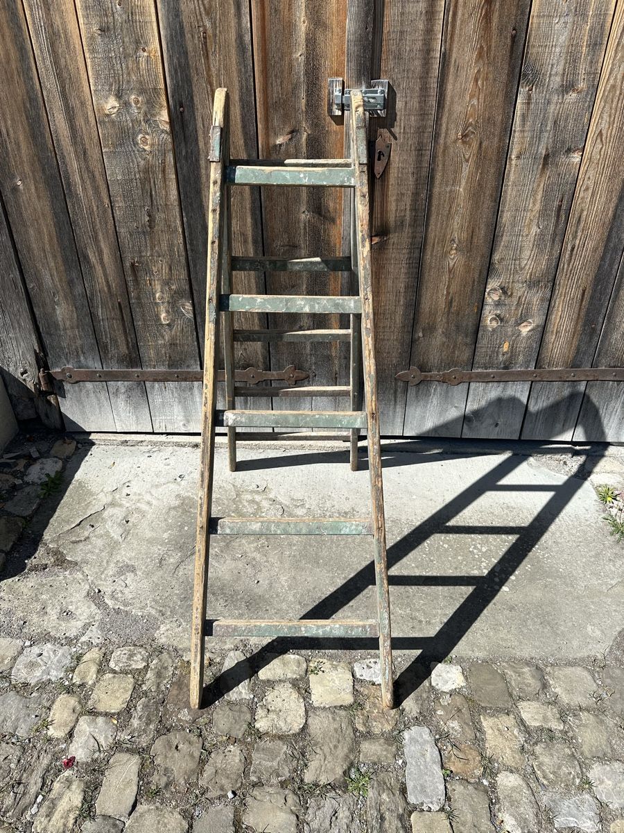 Scale: Alte Maler Leiter Shabby Chic – Usato da Hombrechtikon venduto da movoko01 4