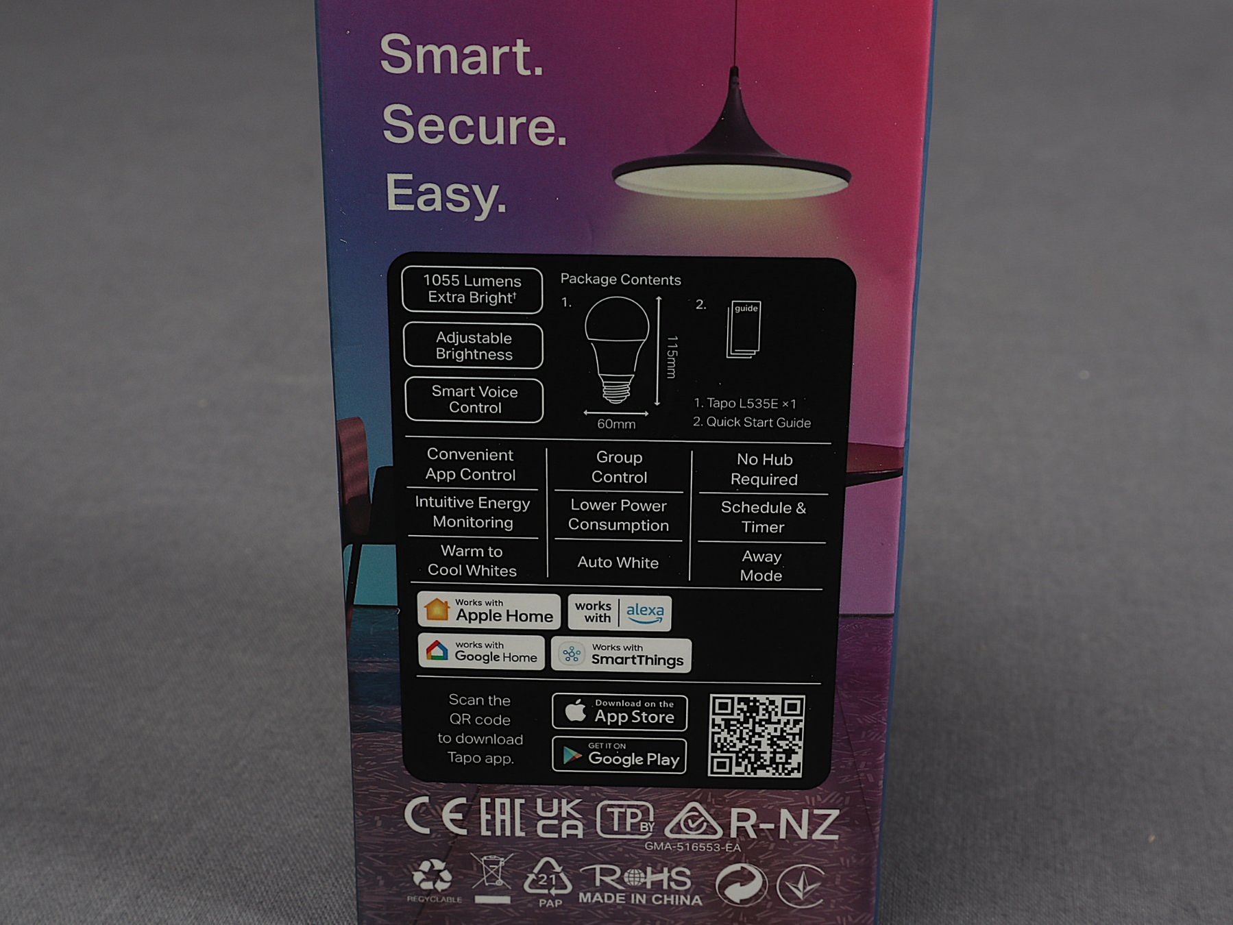 Lampen: SMARTWi-Fi Light Bulb, Multicolor – Neu und originalverpackt aus Steinen von Restwert_Steinen 7