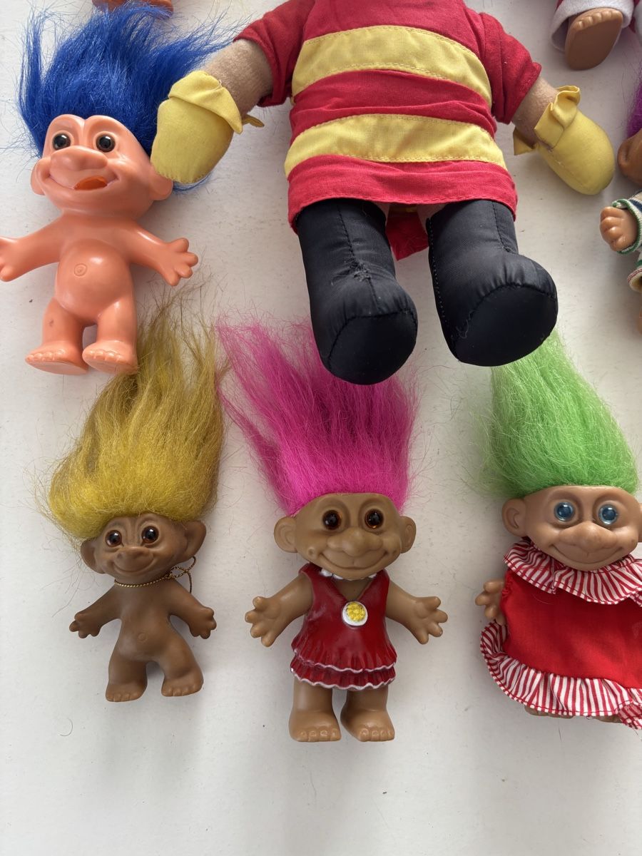 Statuette: Set 9x Trolls vintage – Usato da Genève venduto da sho_67qj 2