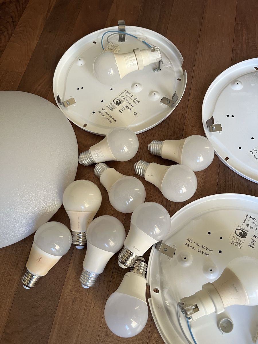 Lampadari & plafoniere: 3x Gebrauchte Deckenlampe mit Leuchtmittel, – Usato da Würenlos venduto da KLG_3TBs 4