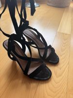 Ba&sh Sandalen schwarz Grösse 37 Schnürsandalen Leder