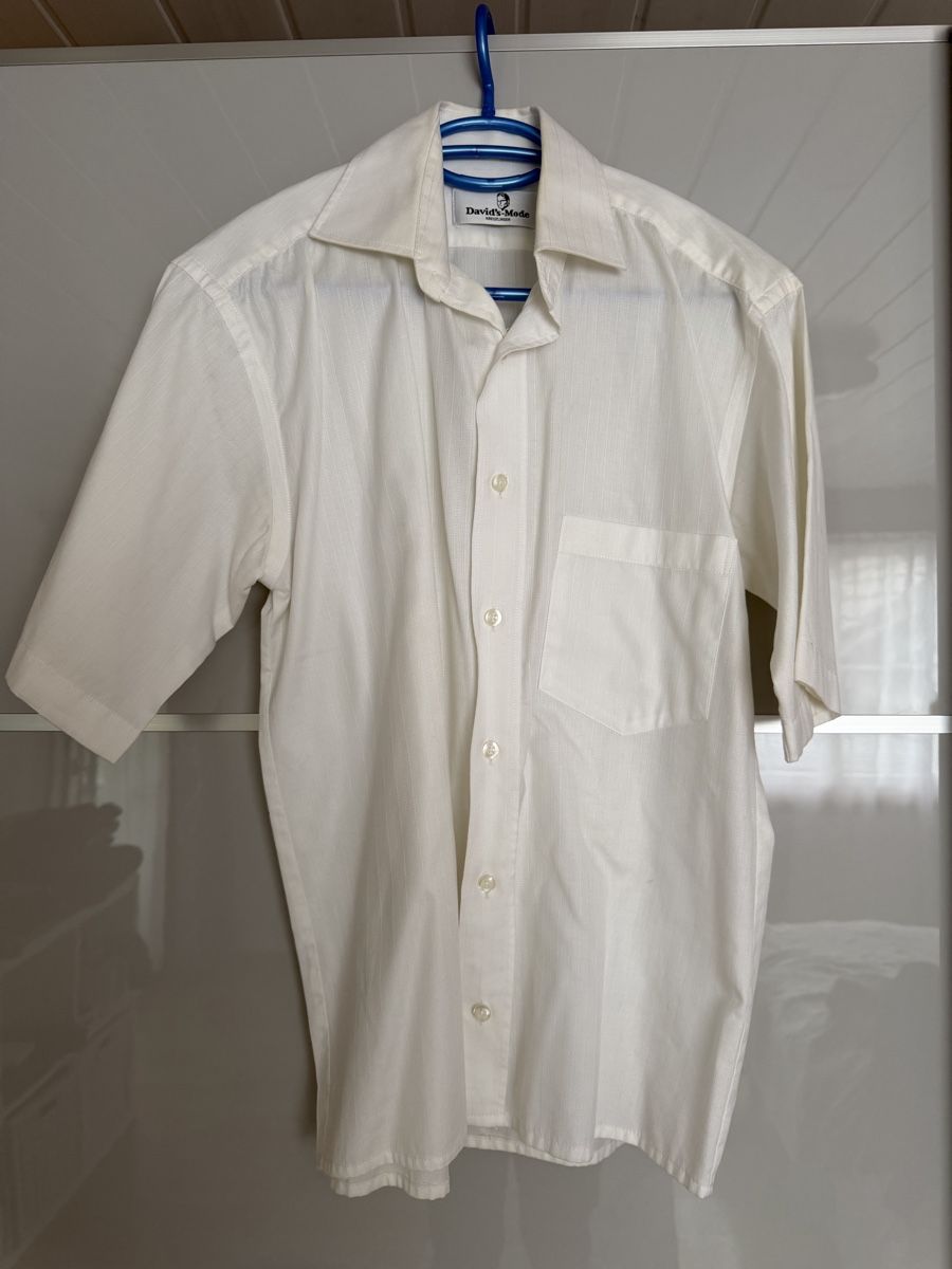 Camicie: Sommerhemd David's Mode, Gr. 36, Weiss! – Usato da Mosnang venduto da Dojajolele