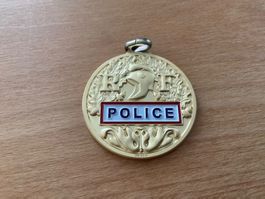 Französische Polizei Medaille / Abzeichen