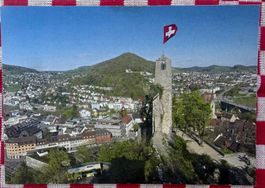 BADEN - Stadtansichten: Blick auf Lägern - Ansichtskarte