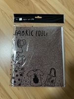 Bügelfolie für Stoff 2x 20x25cm glitzernd