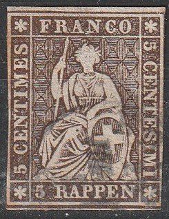 Tous les timbres: Schweiz-Strubel Nr.22G – D'occasion à uttwil par koe_z8jm