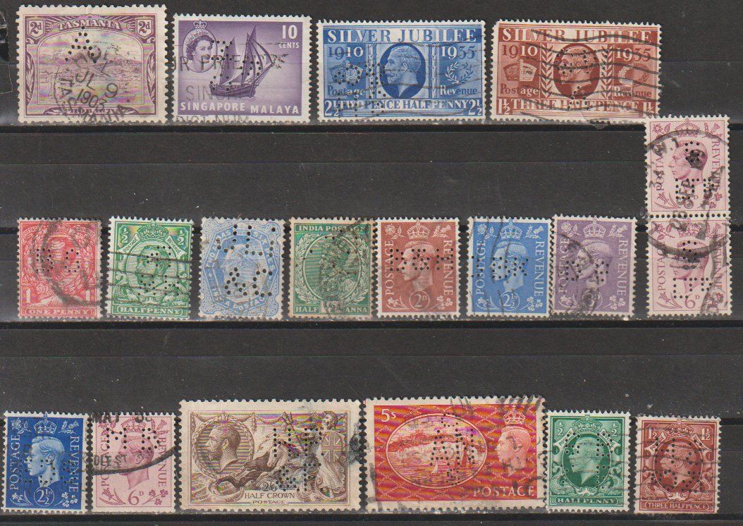 Tutti i francobolli: Perfins Grande-Bretagne – Usato da Crans-Montana venduto da kira56 2