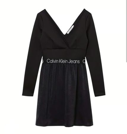 Schwarzes Calvin Klein Kleid Gr. M - Elegant & Sportlich