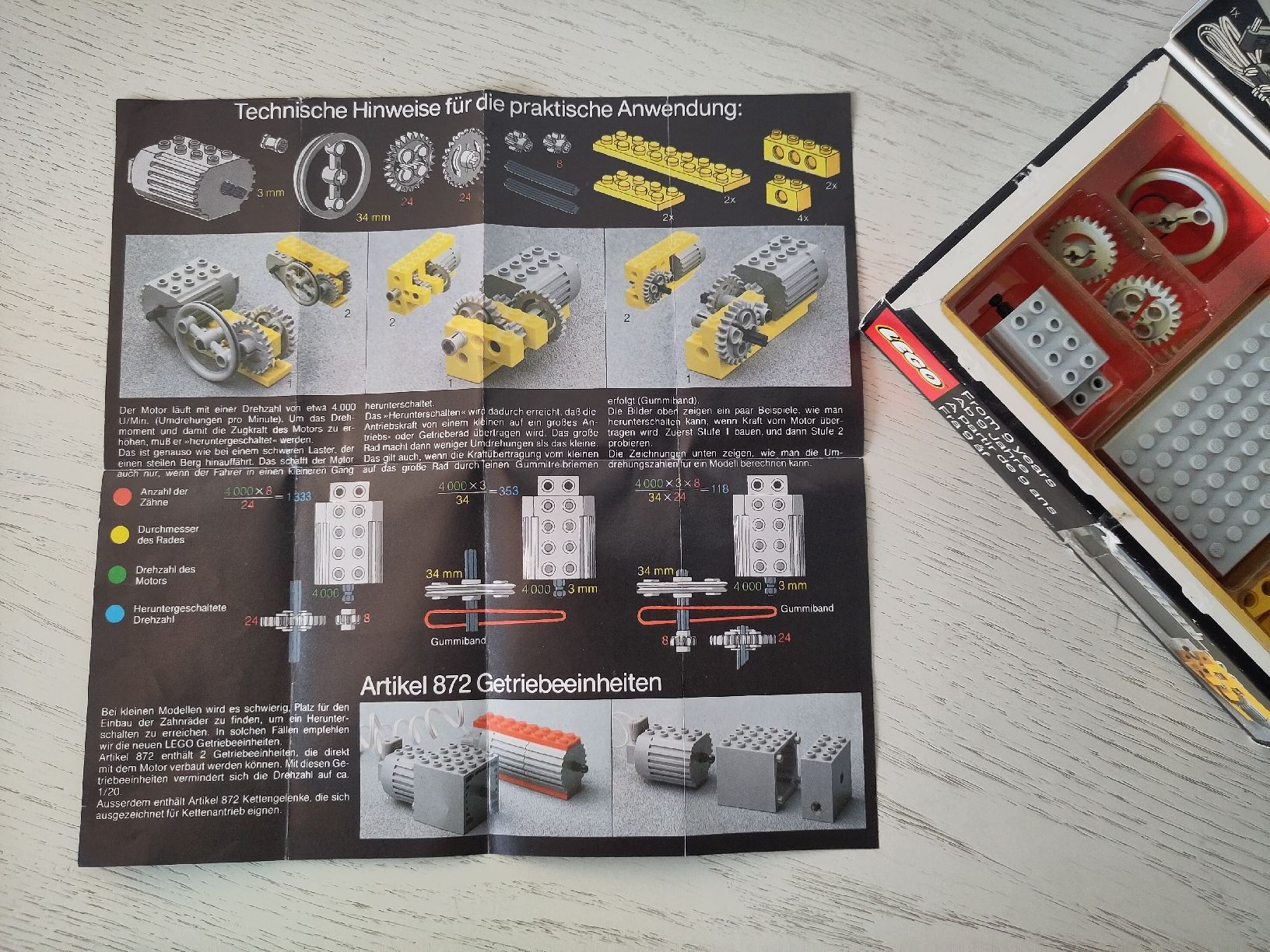 Lego Jeux de construction: LEGO Technic 870 Power Pack 4.5V Motor Set – D'occasion à Rafz par nen_92qk 3