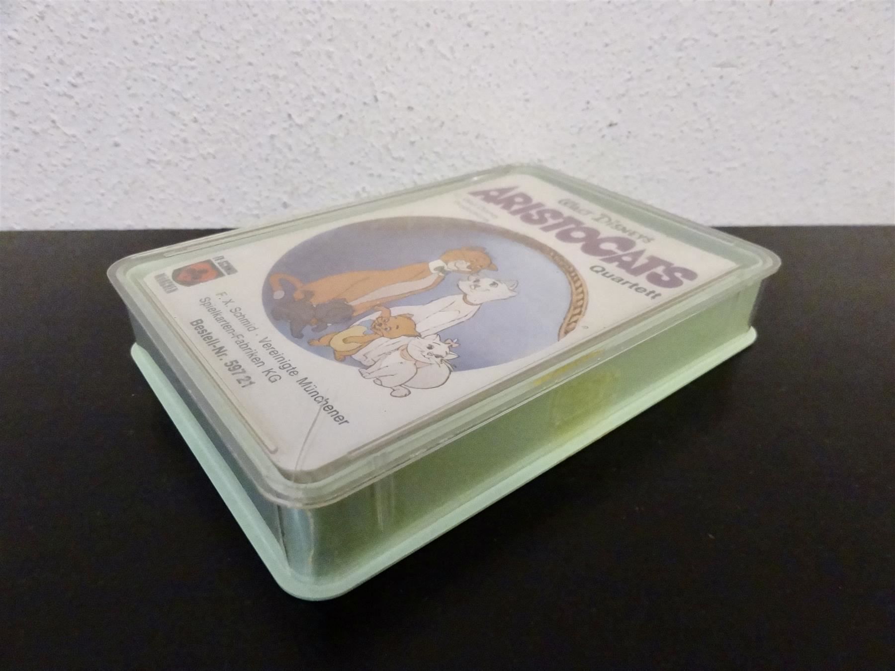 Disney Spiele: schönes altes Quartett ARISTOCATS DISNEY – Gebraucht aus Kerzers von wisaundso 1