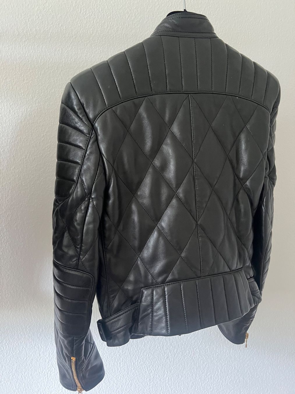 Giacche: Veste en cuir Balmain – Usato da Lutry venduto da roxypoxy 2