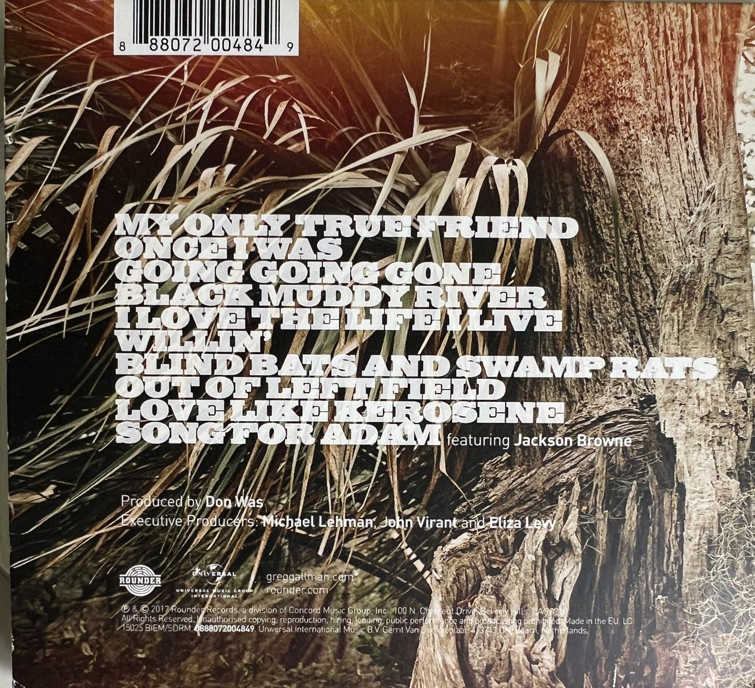 CD: GREGG ALLMAN / Southern Blood – Usato da Bischofszell venduto da kustavi 1