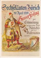 Sechselläuten Zürich, 20 April 1891