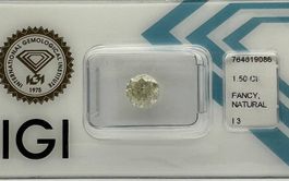 Diamant: Fancy Light Yellow, 1.5ct