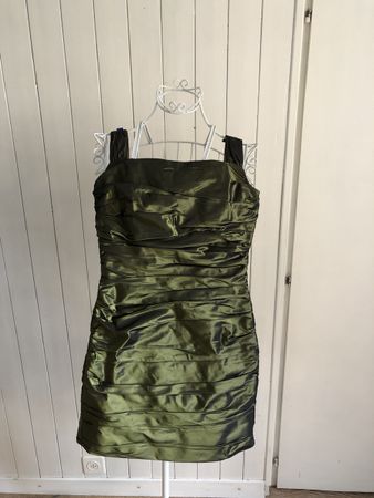 Robe de Soirée Georges Rech, T36, Verte