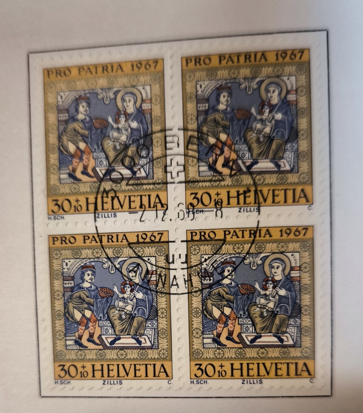 Tutti i francobolli: Briefmarken Pro Papera zwei vierer Block – Nuovo e nell'imballaggio originale da Mittelhäusern venduto da Beatus7 1