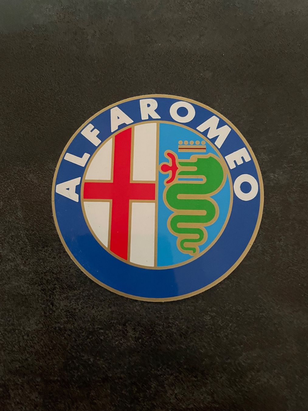 Aufkleber: Autocollant Vintage Alfa Romeo – Gebraucht aus Vallamand von Bricbracbroc82