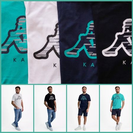 KAPPA - T-Shirt's 4er-Set Herren - 2XL regular NEUWARE!