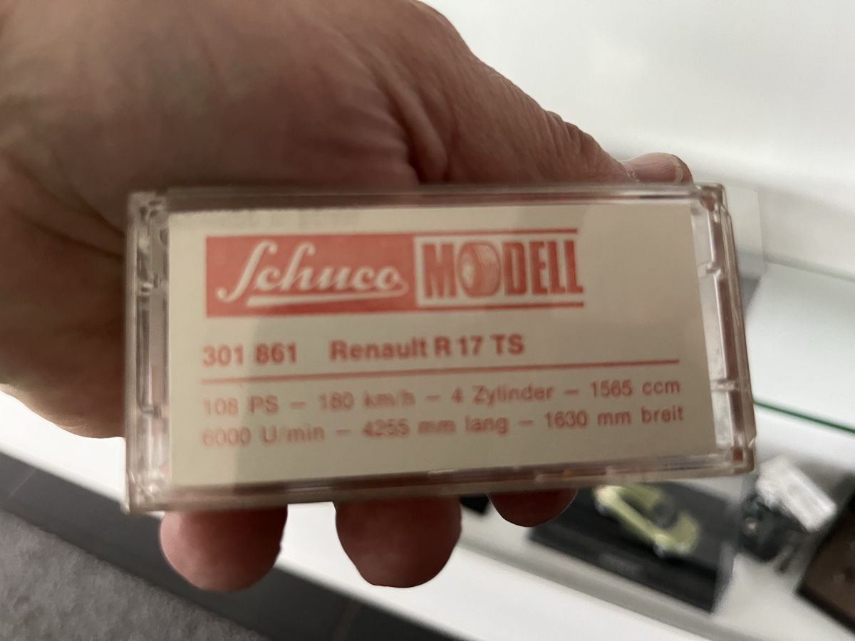 Schuco Modellini d'auto: Renault 17 TS R17TS Schuco – Usato da Kräiligen venduto da tisala 2