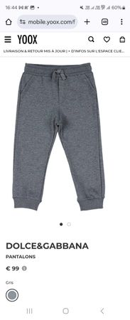 Dolce gabanna baby 6-9 mois