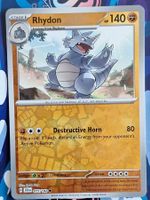 Rhydon - Reverse Holo Pokemon Stellar Crown - #7.3