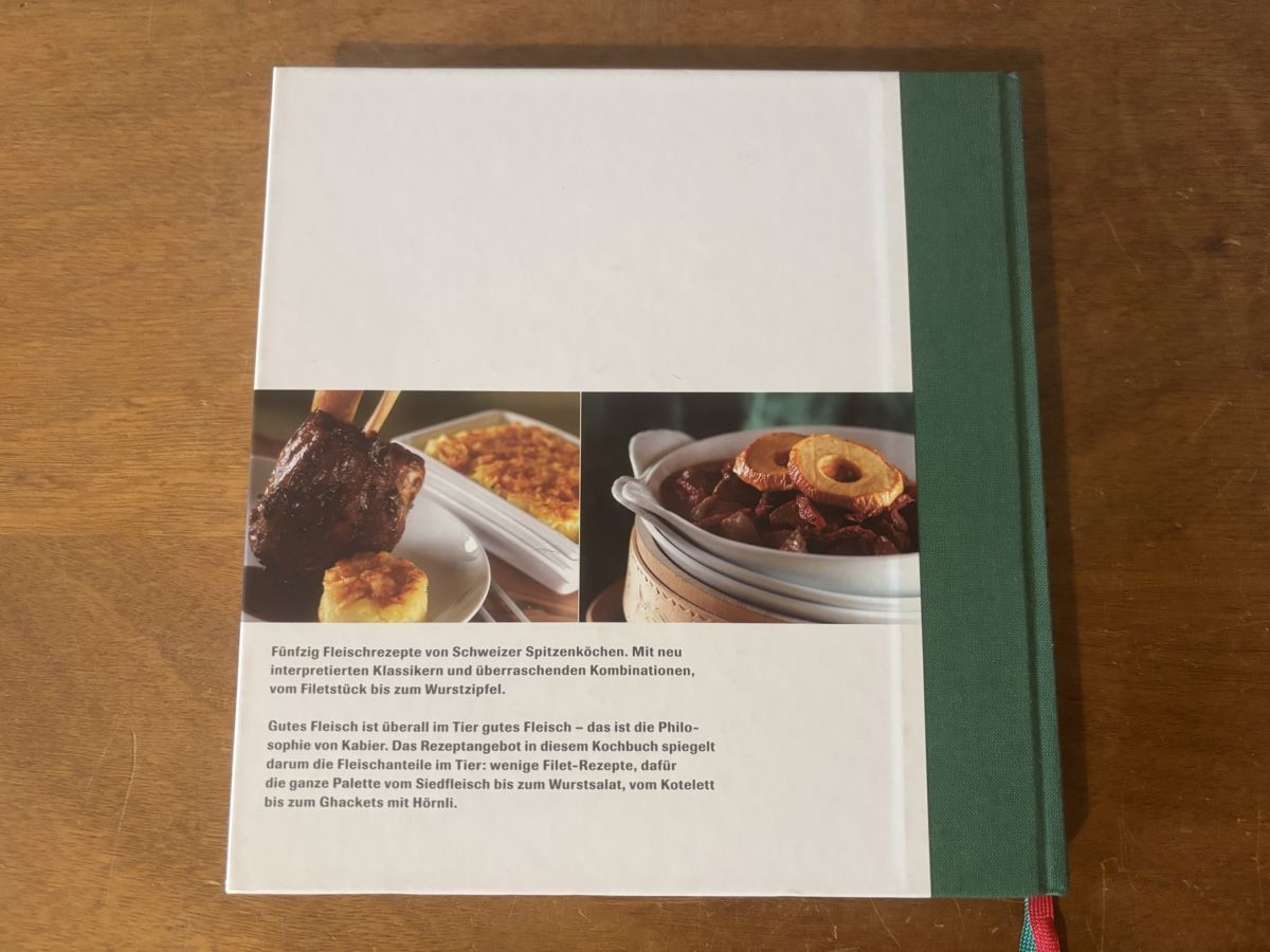 Libri: Kochbuch: Fleisch zum Glück - Kabier-Rinder – Usato da Zürich venduto da WWehrle 2