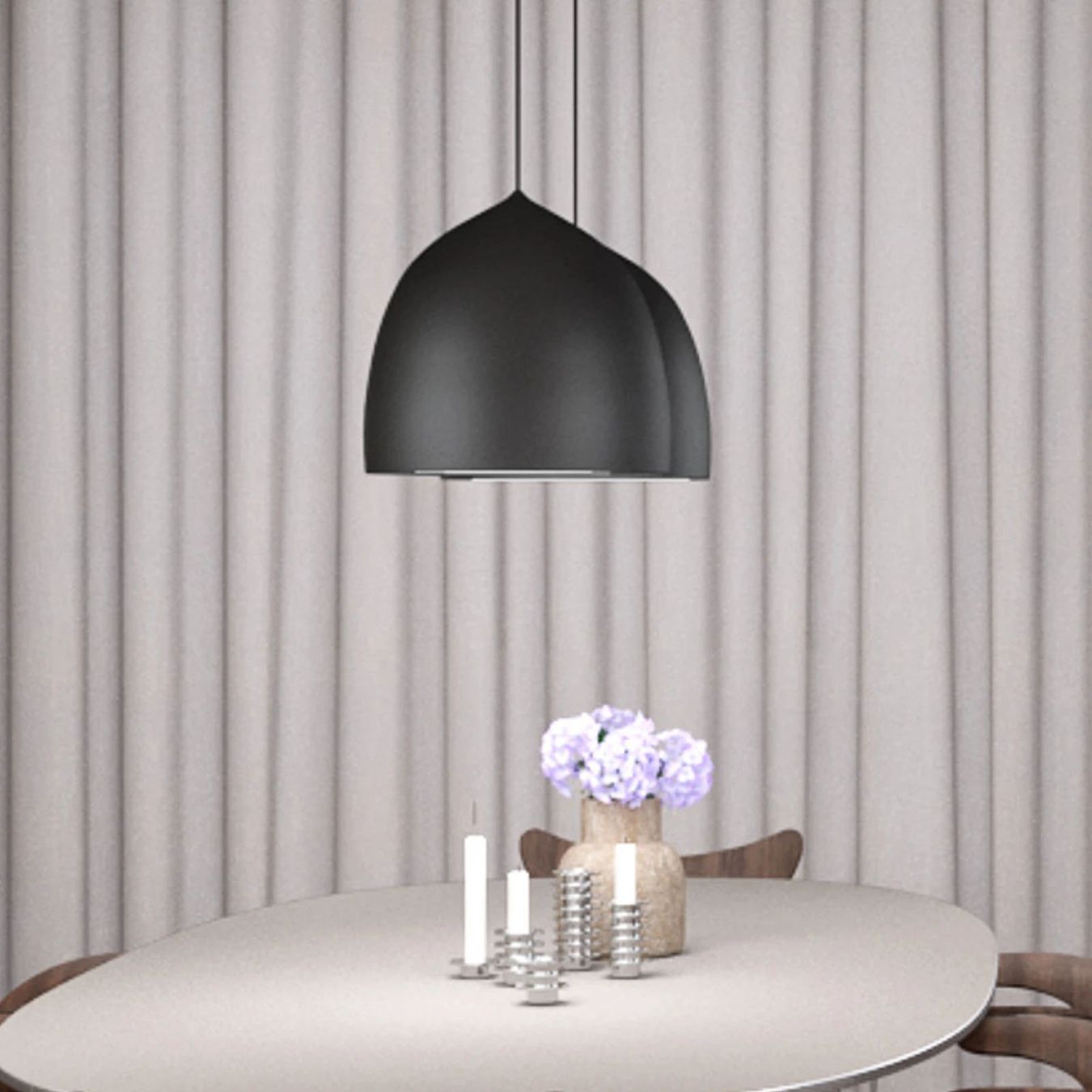 Fritz Hansen Lampadari & plafoniere: Fritz Hansen Suspence P2 Pendelleuchte Black – Nuovo e nell'imballaggio originale da Suhr venduto da ca.pirola 1