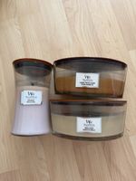 3x Wood Wick Kerzen